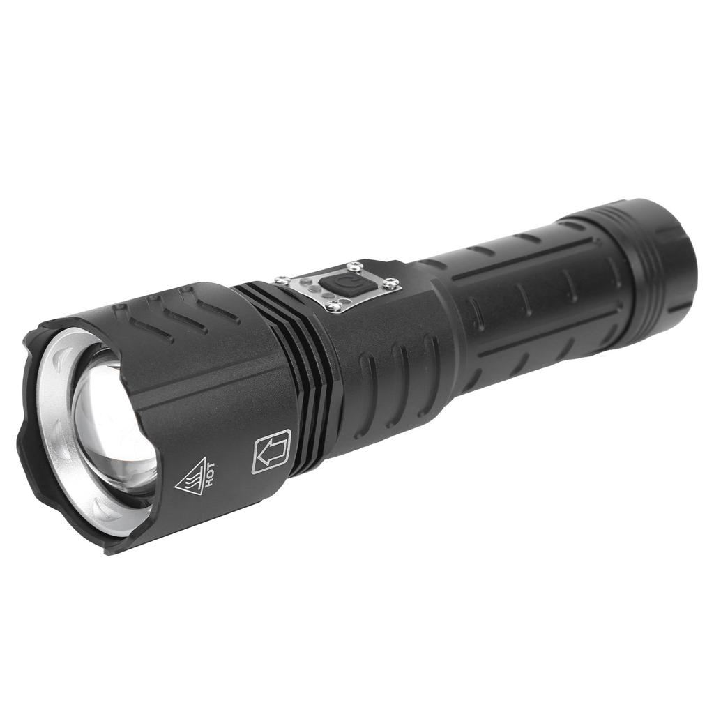 Фонарик XHP90 с зумом, фокусируемый, USB-перезаряжаемый, Type-C, перезаряжаемый фонарь, для улицы