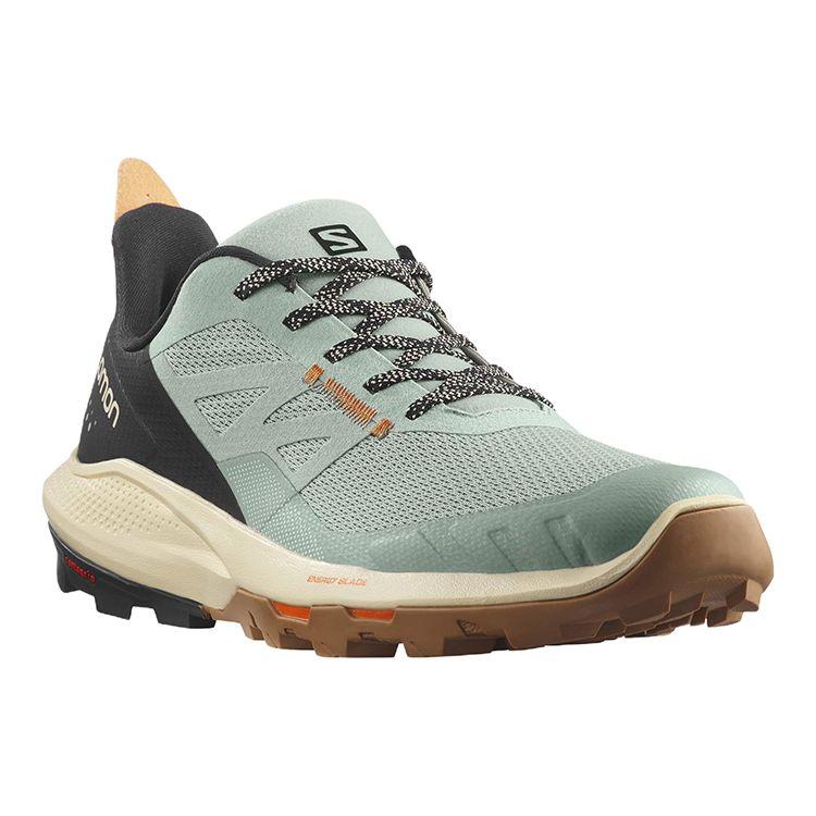 SALOMON Ткань Outpulse Прочные Низкие Походные Кроссовки Мужские Походные Кроссовки Синие Черные 415851