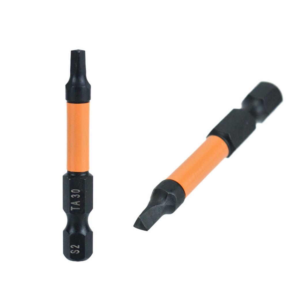 10 Pieces Ergonomic Screwdriver Triangular Bit NonSlip Design for Accurate Operation Suitable for Multiple Uses