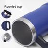 700ML Beer Stein Double Wall Insulation Stainless Steel Coffee Mug Thermal Tumbler for Hot Cold Drinks Big Grip Shatterproof Adventure Drinking Cup