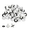 DEVENTORZ 50 Pcs Car Rivets Interior Clips, Nylon Bumper Fixers, Real Door Panel Clips,