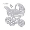 Carbon Steel Baby Stroller Soother Cutting Dies Scrapbooking Embossing Stencils