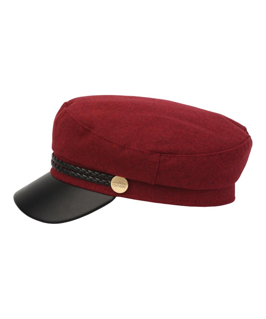 UNIVERSAL CHEMISTRY Wool Punk Rope Red Marine Cap