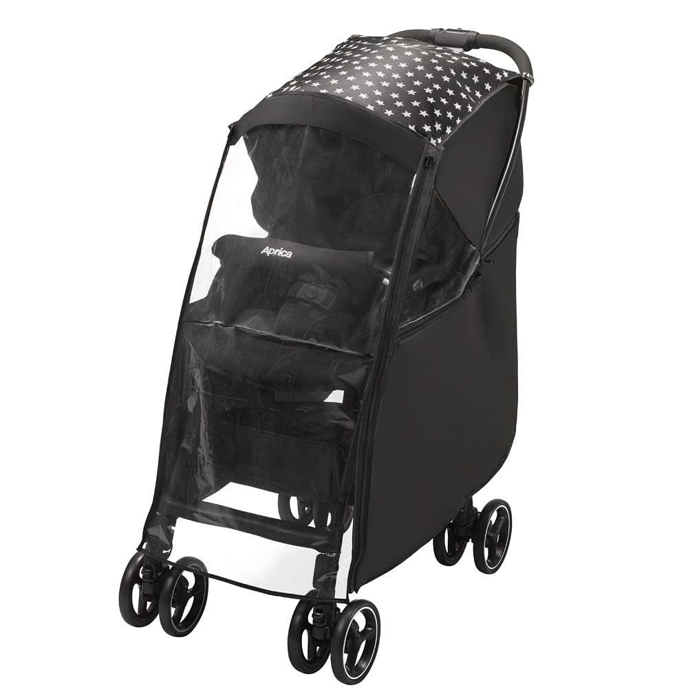 Дождевик Aprica для коляски Чехол, меняющий цвет в дождливую погоду Совместим с Karoon Air 2036996 Multi-Rain Lacuna, Runrun, (белый)