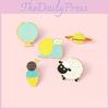 Enamel Brooch Vibrant Set Charming Cartoon Sheep And Snail Brooches For Lovers Fashion