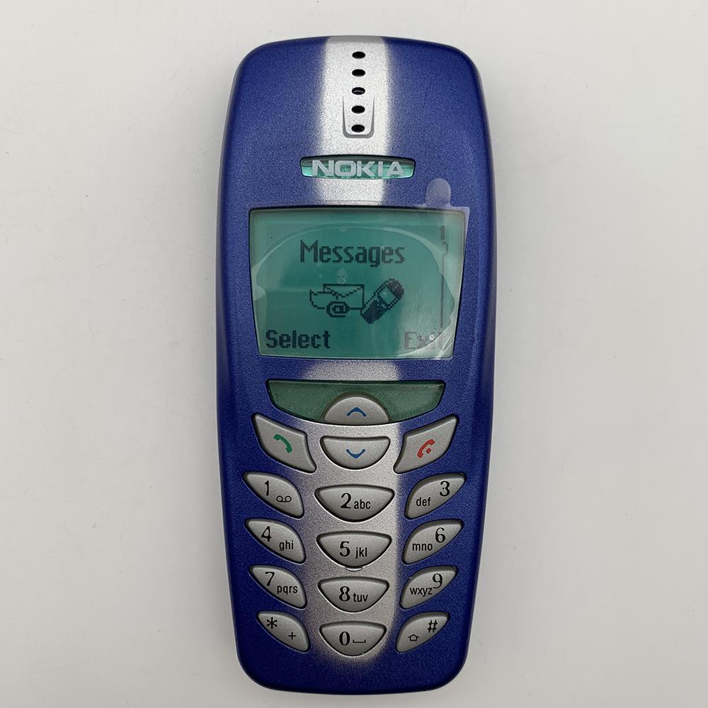 Восстановленный оригинальный мобильный телефон Nokia 3350 с 1 SIM-картой