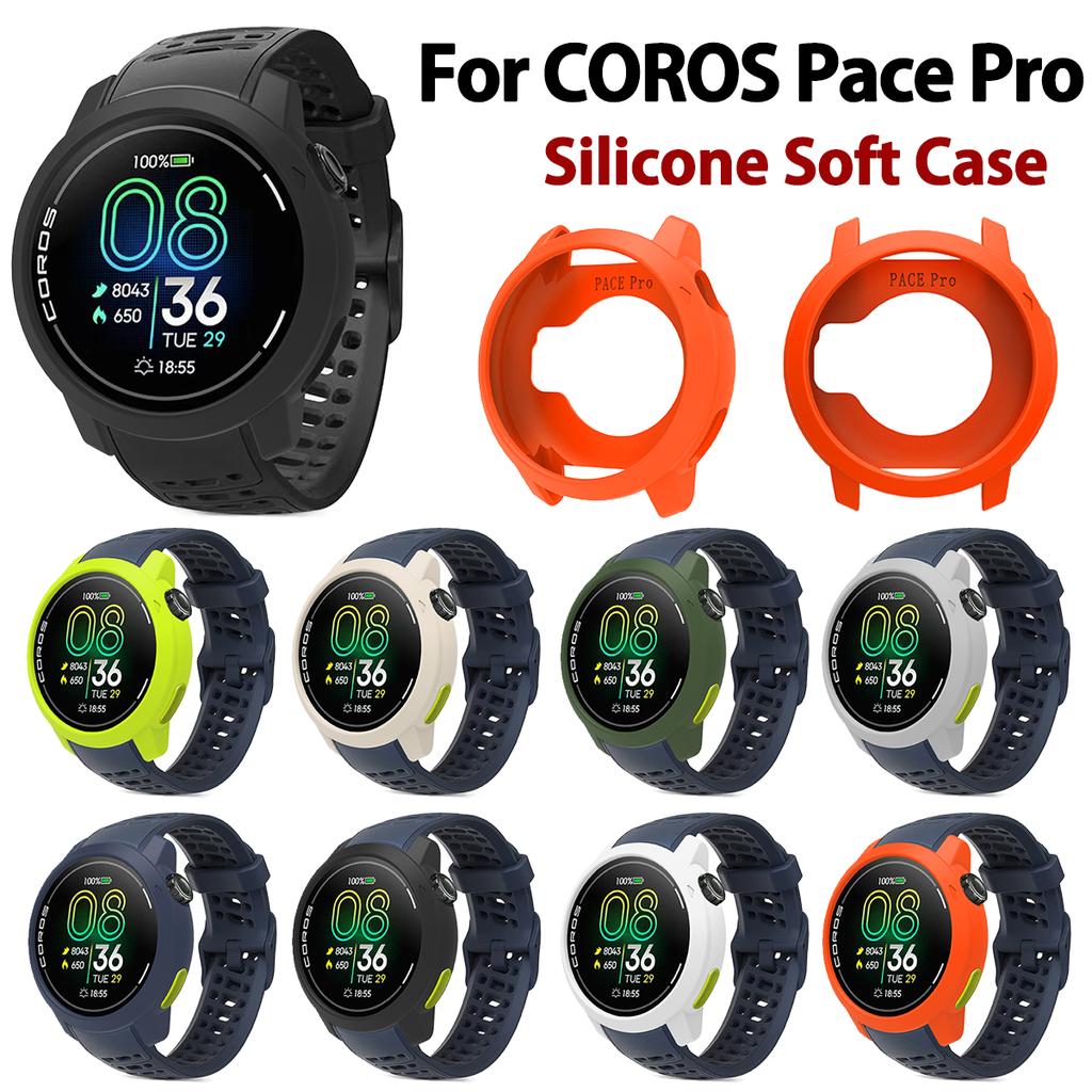 Силиконовый чехол для умных часов COROS PACE Pro, мягкий чехол, защитная рамка для Coros Pace Pro, спортивный бампер