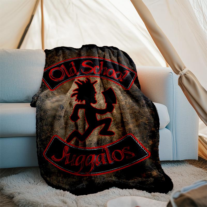 Insane Clown Posse Juggalo Faygo printed throw blanket—soft,warm;versatile blanket for all seasons—perfect as &air-conditioning throw,nap blanket
