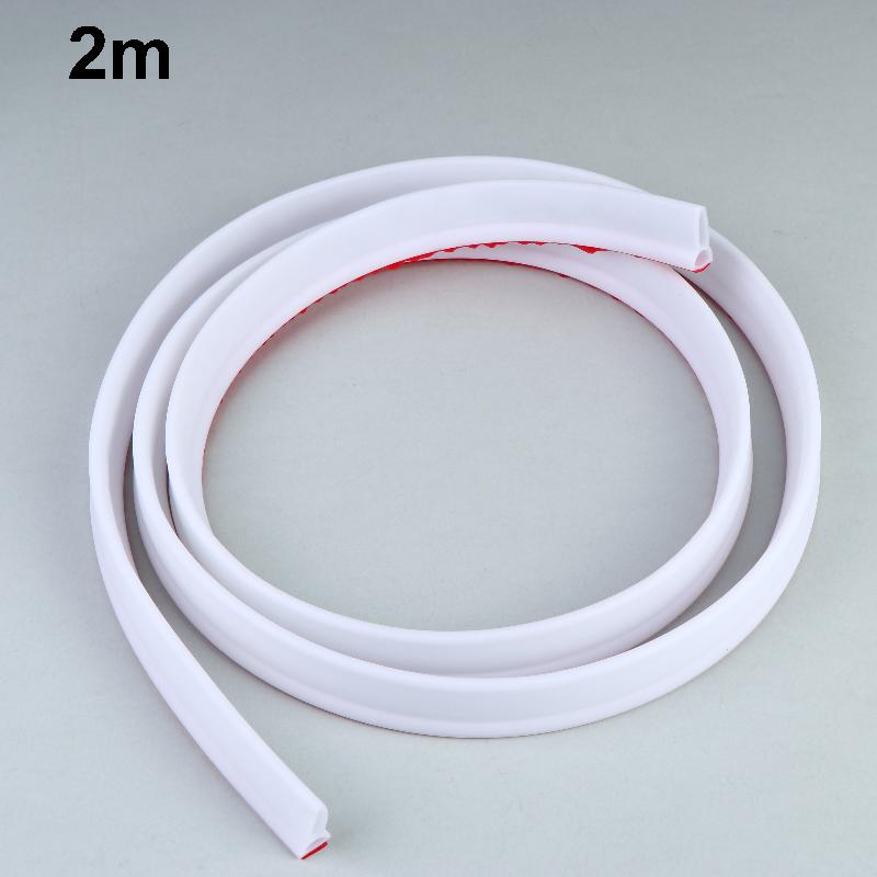 1Pcs 1/2M Bathroom Shower Water Stopper Dam Barrier Seal Strip PVC Self-adhesive Practical Accessories