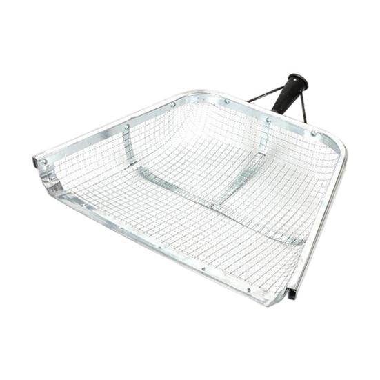 Лопата для песка, сито 4 мм/12 мм, стальное фермерское сито, портативный совок для песка, садовый сбор урожая