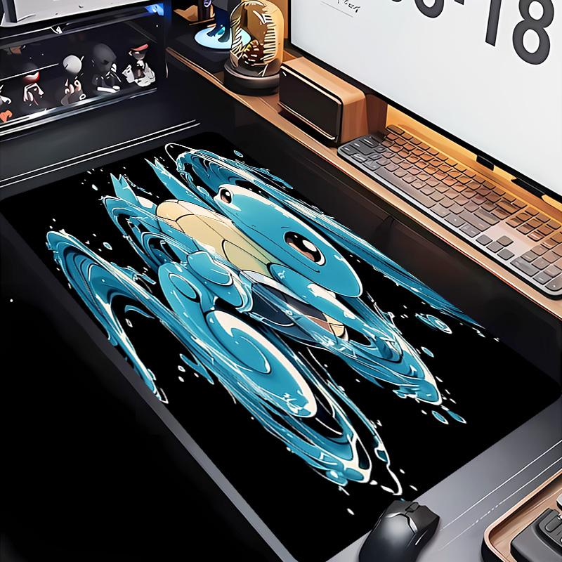 Pokémon Theme Premium Non-slip Mouse Pad with Stitched Edges,Durable Rubber Material,for Desktop & Gaming Great Gifts