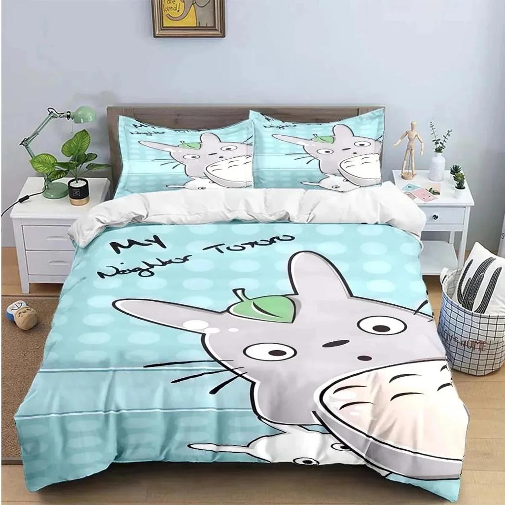 Chinese C-Chinchillas Cat Fashion Anime Digital Printing Bedding Set Duvet Cover Comforter Bed Youth Kids Girl Boys Gift