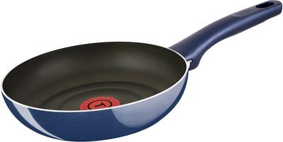 Сковорода Tefal 20 см Только для газовой плиты Premier Frying Titanium Premier 5-слойное покрытие D55102 С ручкой IH "Сковорода Granblue" T-fal [Несовместимо]