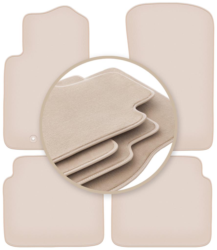 PREMIUM beige floor mats for: Opel Omega B sedan, station wagon 1994-2003