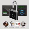 Fingerprint Padlock, Fingerprint Lock, Keyless Biometric Lock For Luggage, Backpack, Backpack, Bicycle, Study Locker, Storage Locker Lock