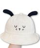 Leap Raupe Baby Hat with Elastic Beige Children's Ears, Summer,