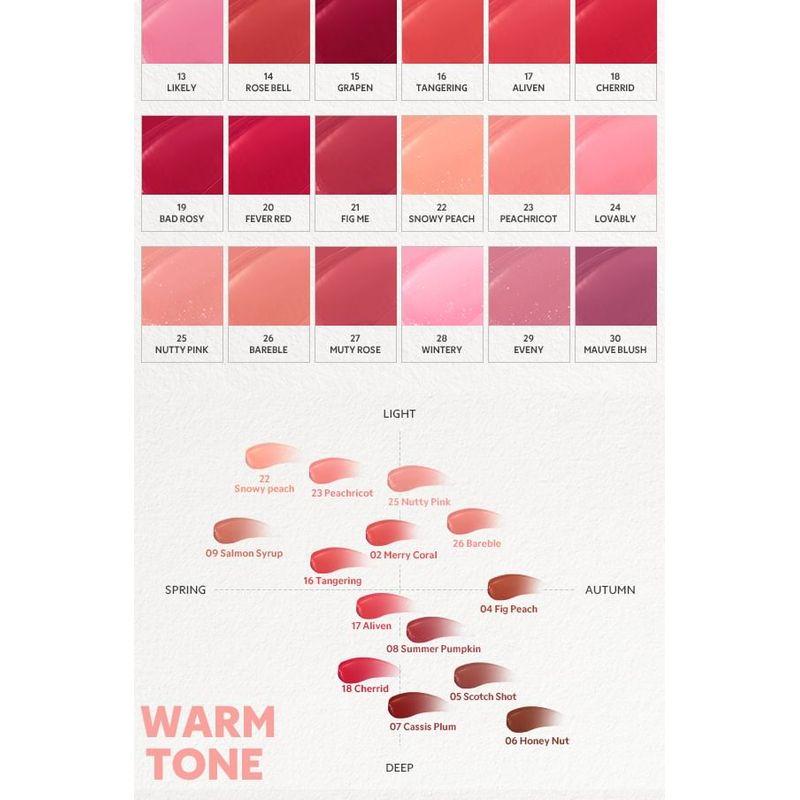 TIRTIR - Waterism Glow Tint Mini - 30 Colors