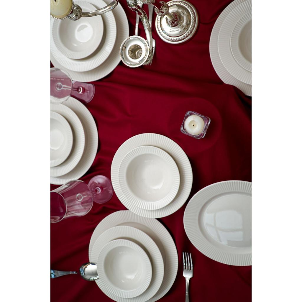Elif 18 Piece Porcelain Dinner Set For 6 People