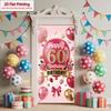 Happy Birthday Door Curtain Celebrating Walls Polyester 89.92x179.83cm Home Decor