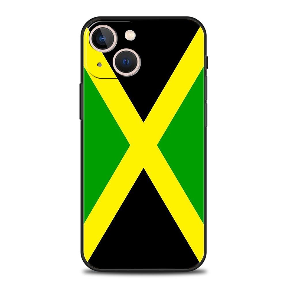 Чехол для телефона с флагом Ямайки для iPhone 16e 15 14 13 12 11 Pro Max XS X XR SE 7 8 Plus, чехол iPhone 16, мягкий чехол из ТПУ