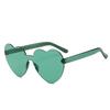 Heart-shaped Sunglasses Colorful Heart Glasses Candy Color Lenses Shades Funny Party Sun Glasses for Adults Lentes