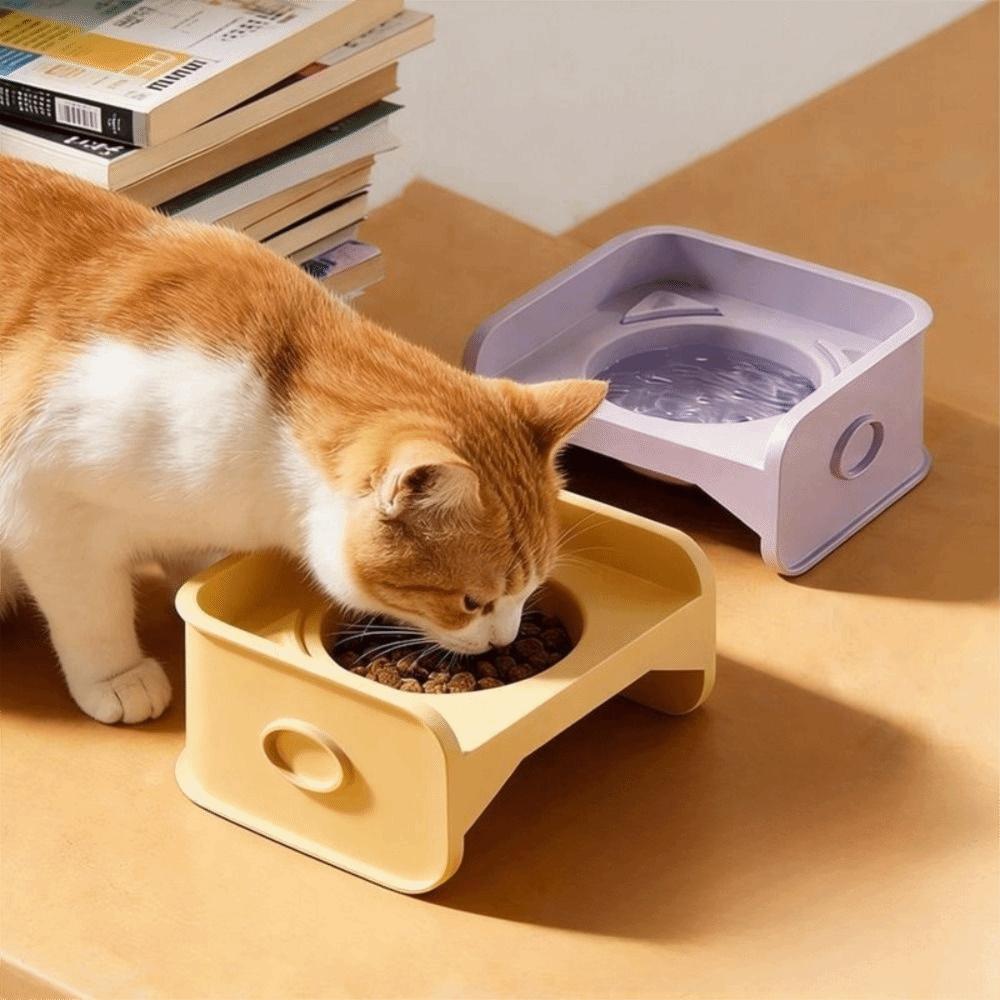 Leak-Proof Raised Pet Feeder Removable Pet Feeding Dish High Quality Elevated Cat Bowl For Dogs