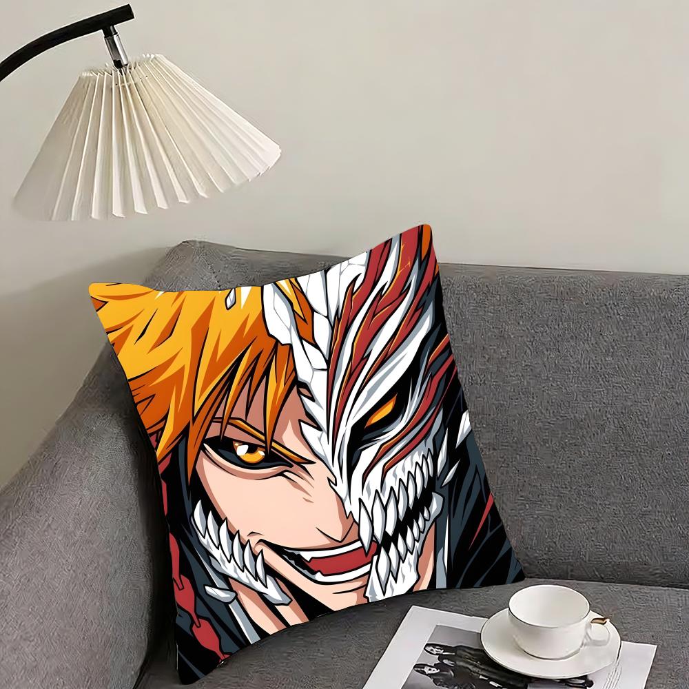 B-Bleach Куросаки Аниме Наволочка Подушка Ультрамягкая Гипоаллергенная Ткань Облачный Комфорт и Скрытая Молния