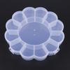 PVC Compartments Adjustable Practical Flower Storage Bead Ring Box Jewelry Presentation Organizer