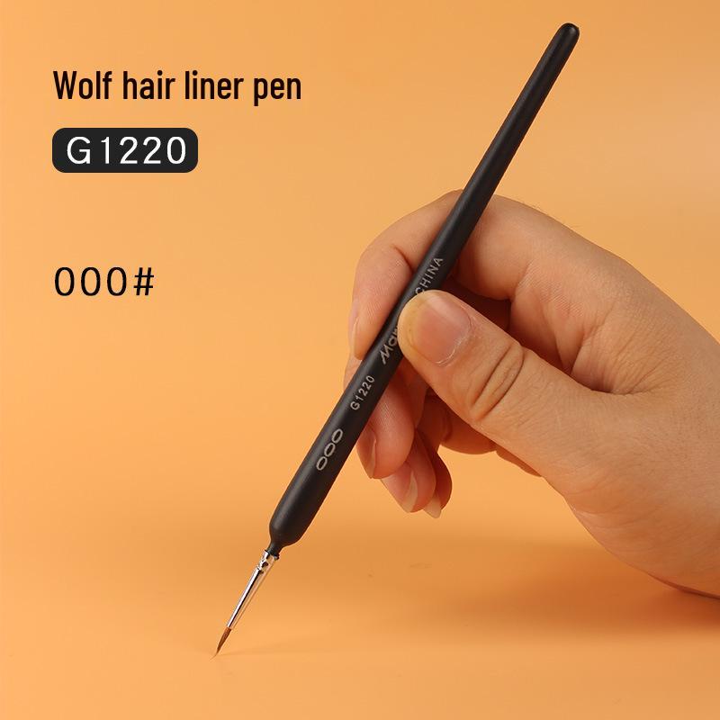 Mali G1220 Wolf Hair Liner Brush for Watercolor, Gouache, Chinese Painting, Nail Art, Oil Painting, and Line Drawing.