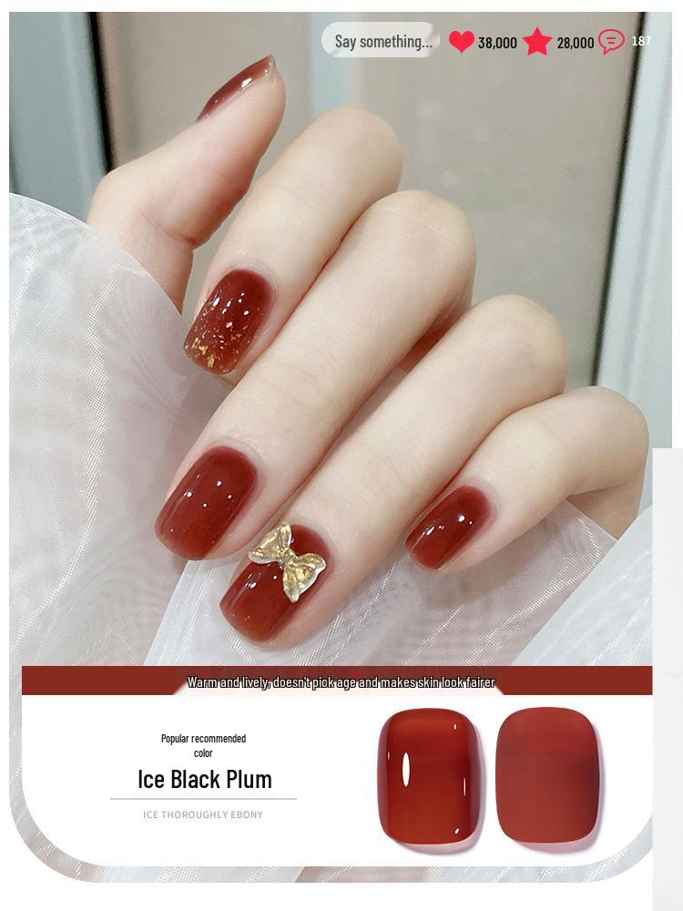 Лето 2025 Ледяной Прозрачный Телесный Гель-лак для Ногтей - Популярная Серия Отбеливающих Желейных Цветов