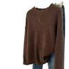 Women's High-End European Style Red Pure Wool Sweater with Lurex - Autumn/Winter Collection, Loose & Thickened, Year of the Rat Design