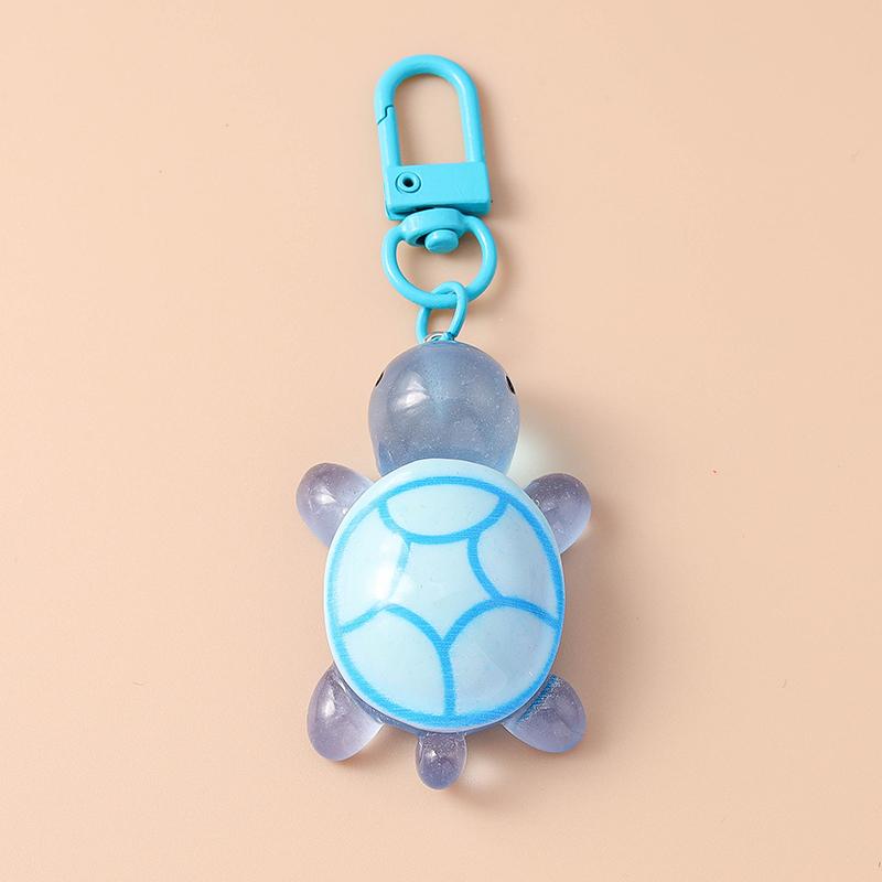 Cute Resin Simulated Tortoise Keychain Cartoon Animal Key Ring Pendant for Women Girl Handbag Decor DIY Kid's Jewelry Gift