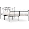 VidaXL Bed Frames Black Metal 120 X 200 Cm