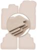 PREMIUM beige floor mats for: Saab 900 II hatchback, liftback 1994-1998