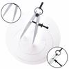 Adjustment Draw a Circle Arc Art Quick Nut Steel Divider Wing Creaser Scribing Tool Leather Compass
