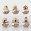 Adorable Capybara Wobbler Summer Time Q Version Pvc Collectible Toy Figure 6 Styles