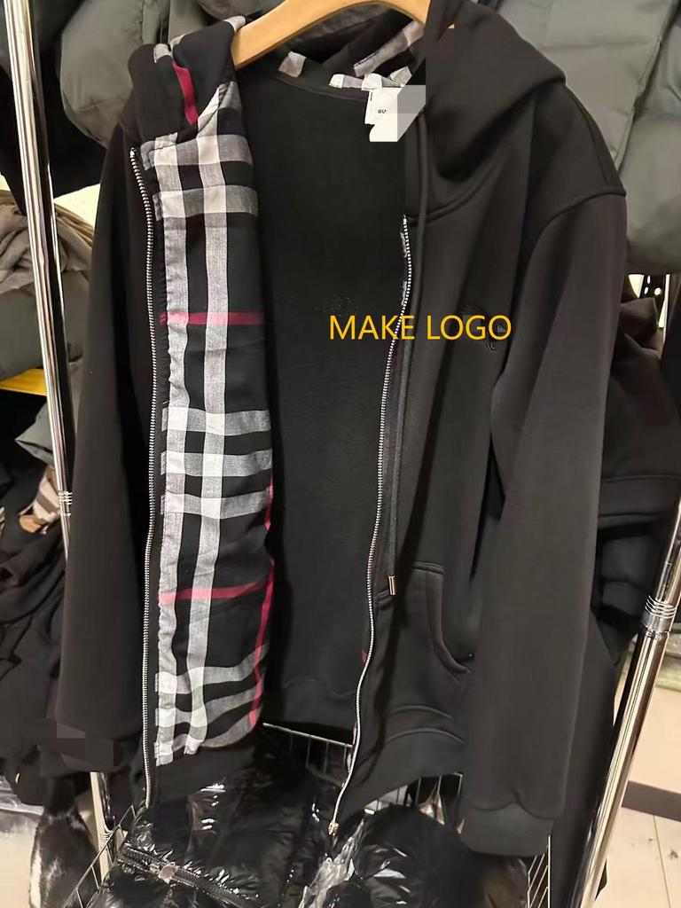 Высококачественная мужская толстовка с капюшоном в британском стиле с вышитым логотипом - Европейские размеры, Осенне-зимняя куртка
