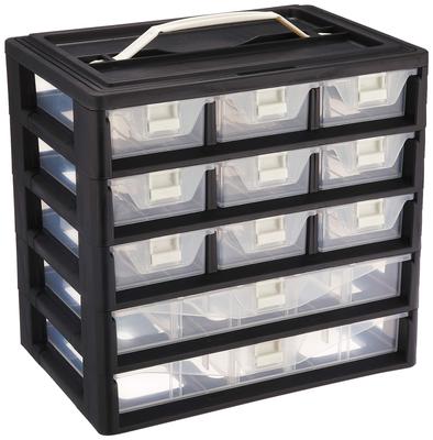 JEJ Astage Ящик с ограничителями и разделителями, 5A-902 [29,4 см Ш x 20 см Г x 28 см В], Идеально подходит для хранения мелких предметов, DIY, рыболовных снастей и