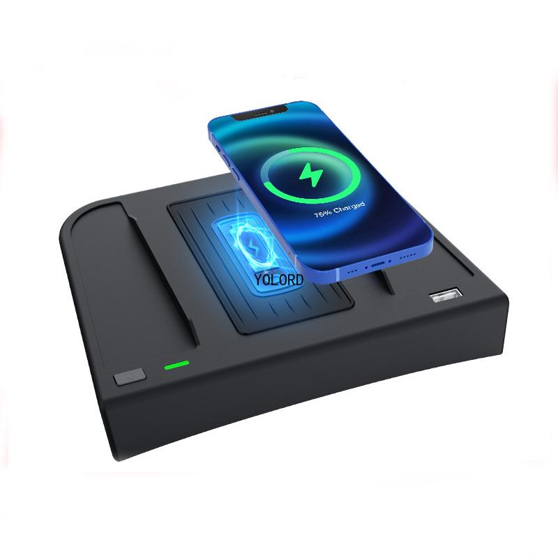 Car Wireless Charger Mobile Phone Charger Charging Holder Charging Pad Trim for Chevrolet Equinox 2018 2019 2020 2021 2022 2023