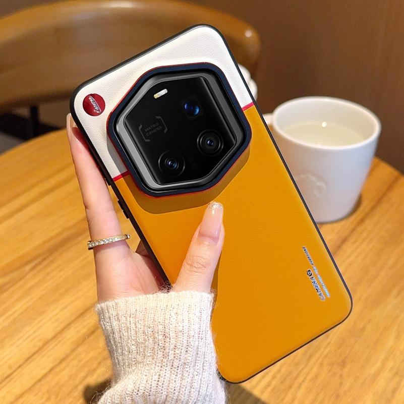 Чехол-защита для объектива из кожи с двойным пигментом, приподнятый, для Honor Magic7 RSR Porsche Design Magic 7 Pro 6 Pro