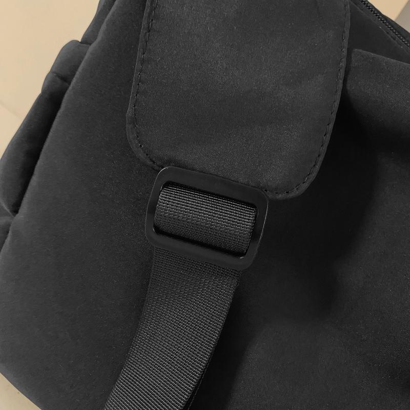 Мужская однотонная простая сумка через плечо Женская сумка через плечо