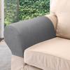 Stretch Armrest Covers Set Chair Sofa Arm Protectors Armchair Covers Solid Couch Cover Removable Elastic Armchair Sofa Arm Cover