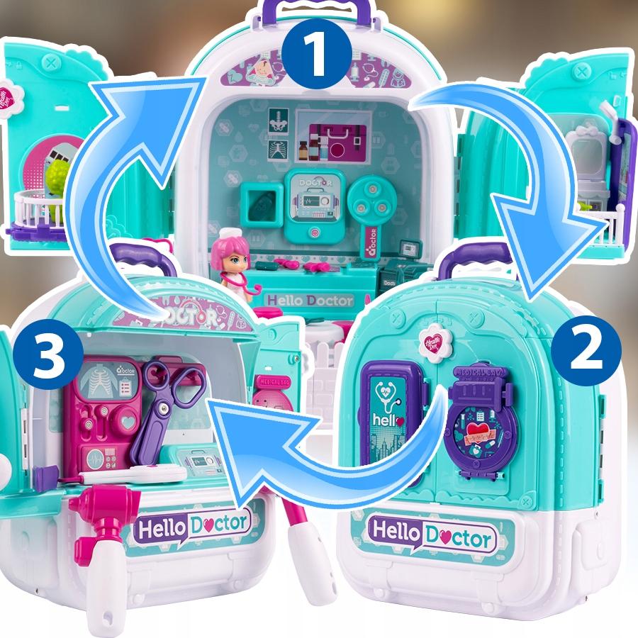 [PACZB][5] Medical Kit in a Backpack Suitcase Little Doctor Doctor Z947