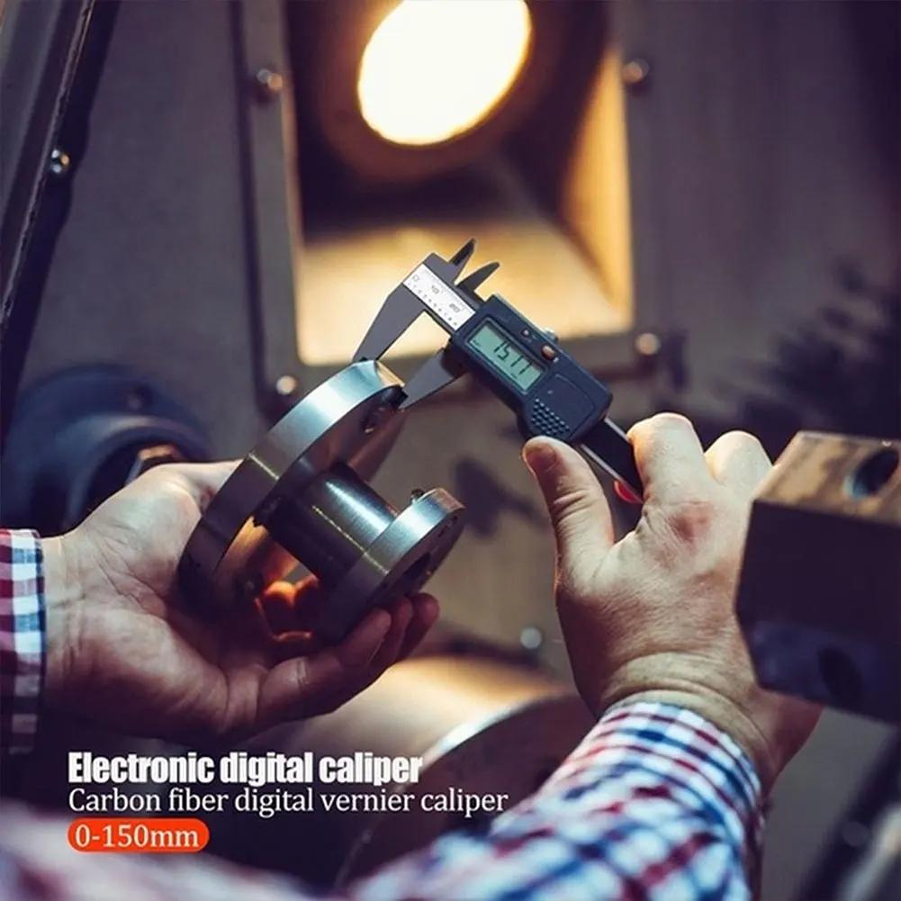 Цифровой электронный штангенциркуль 150 мм линейка для татуажа бровей измерительный инструмент 6-дюймовый ЖК-микрометр для микроблейдинга измерительный инструмент
