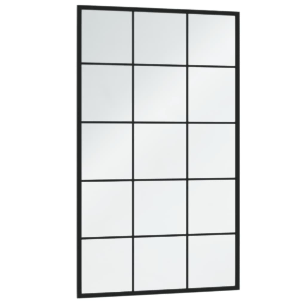 Vidaxl Настенное зеркало, Черное, 100 X 60 см, Металл