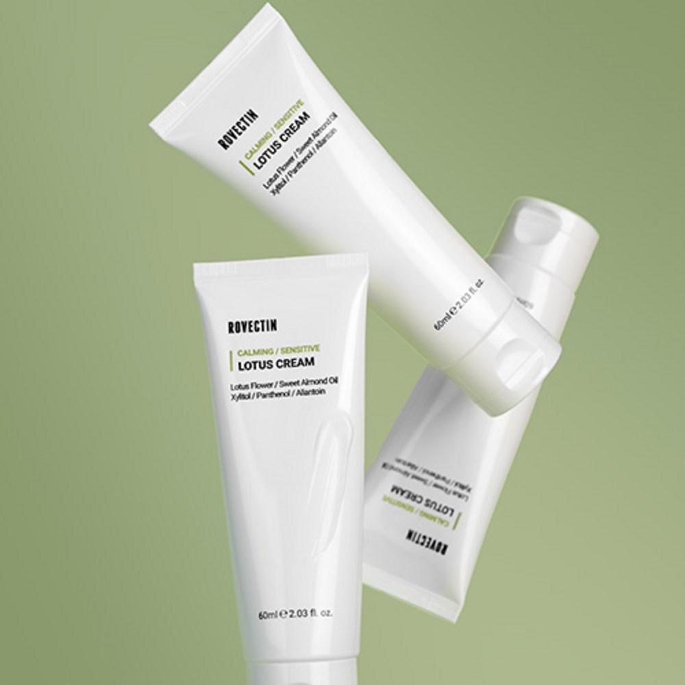 ROVECTIN Calming Lotus Clean Lotus Water Moisturizing Cream, 60ml, 1 Unit