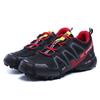 Men's Breathable Mesh Outdoor Cross-Country Running Shoes, Anti-Slip Travel Sneakers, Large Sizes 9-12