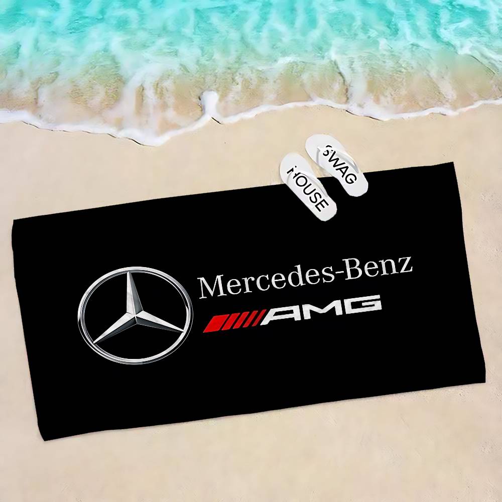 CQQ1 M-Mercedes-B-benz Big Microfiber Beach Towels Quick Dry Towel Sand Beach Towels Pool Towel for Travel Swim Pool Yoga