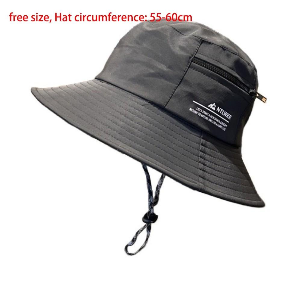 Adjustable Sunscreen Hat Anti-Sun Fisherman Hat New Beach Hat Men