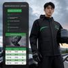 Комплект дождевика для езды на мотоцикле для мужчин, полностью закрывающий тело, непромокаемый, двухсекционный, специально для курьеров